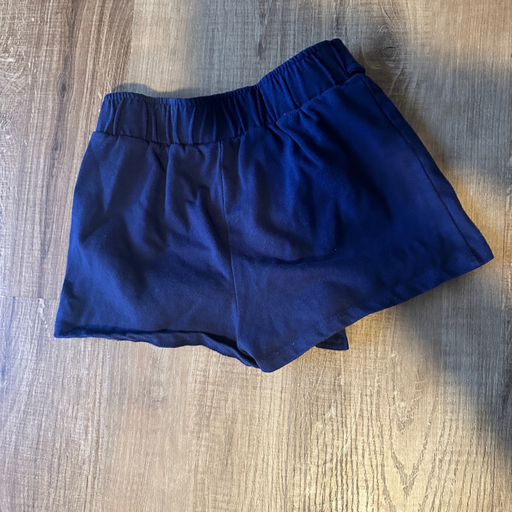 Girls size 7‎ Btween Navy Blue Tie Shorts - Picture 4 of 5
